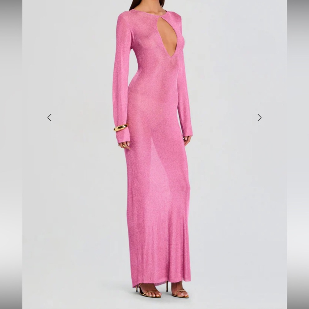 SER.O.YA CARMEL METALLIC KNIT
MAXI DRESS - Picture 4 of 7